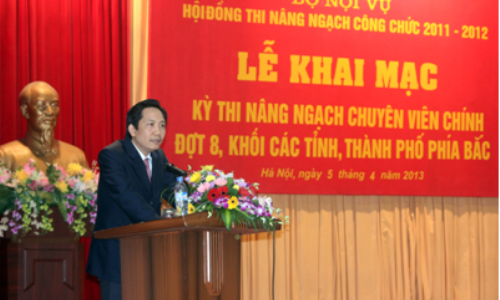 Về thi nâng ngạch chuyên viên chính, chuyên viên cao cấp năm 2013